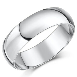 6mm Palladium 500 Heavy D Wedding Ring