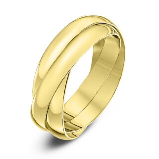 3mm 9ct Yellow Gold Russian Wedding Ring